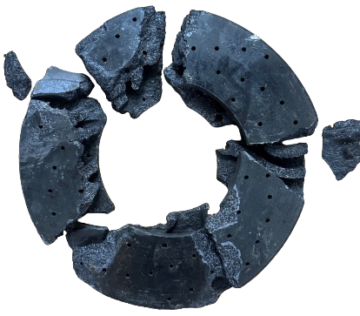 Carbon Ceramic discs explode